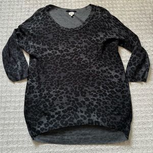 Aritzia Wilfred Balzac Sweater Leopard M